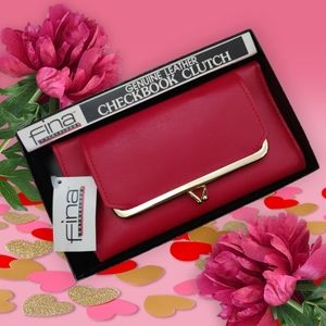 Fina genuine leather vintage wallet